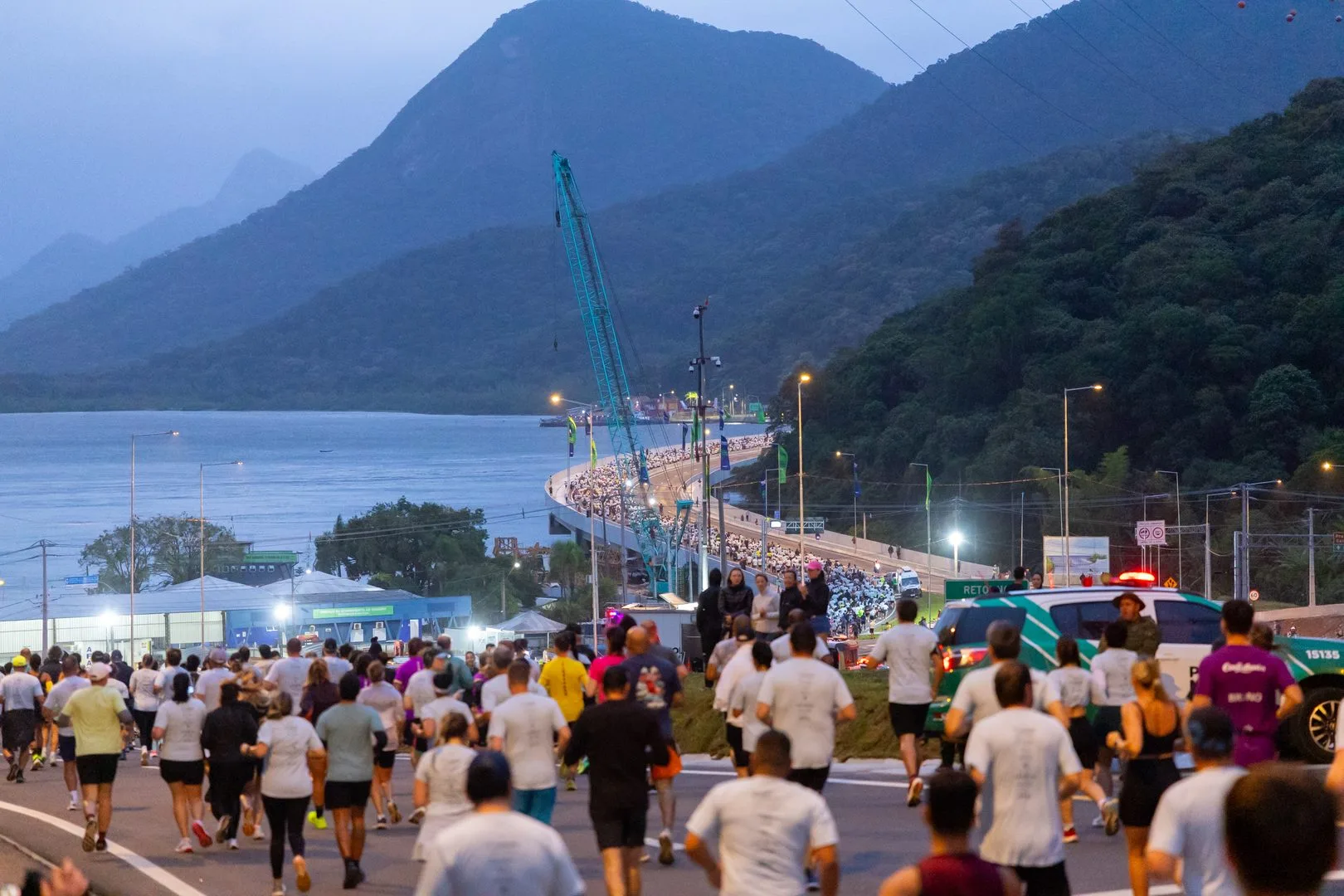 Maratona Internacional do Paraná na Ponte de Guaratuba