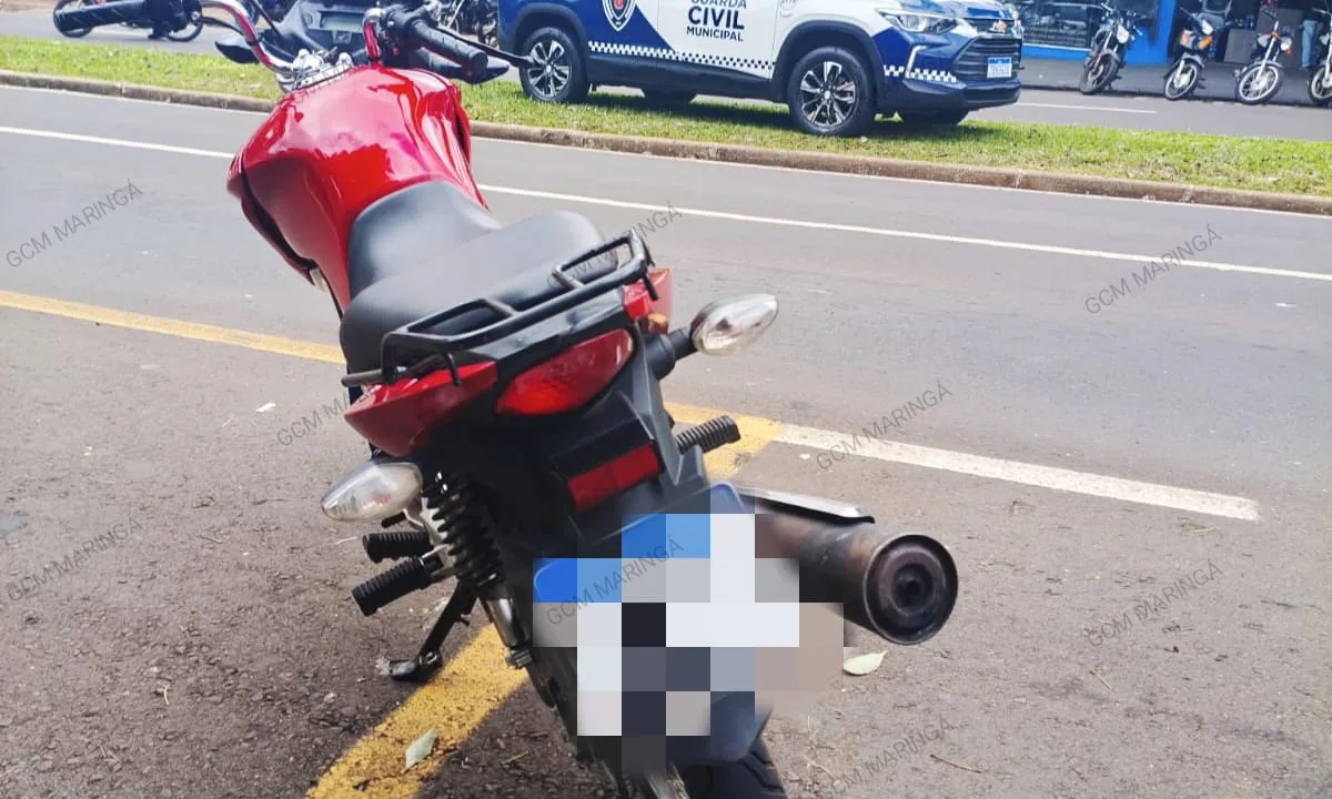 Moto desaparecida há 7 anos é recuperada pela GCM de Maringá!