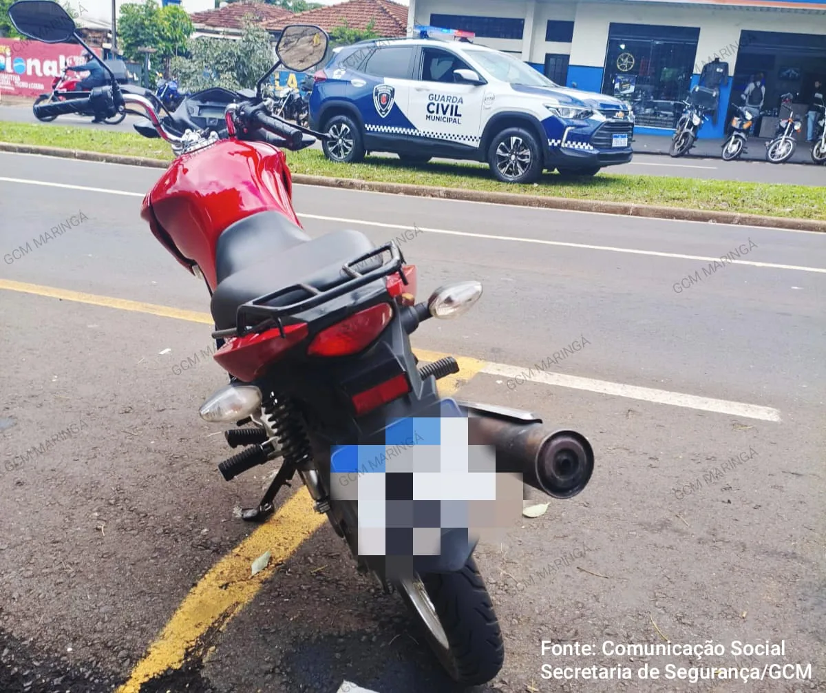 Moto desaparecida há 7 anos é recuperada pela GCM de Maringá!