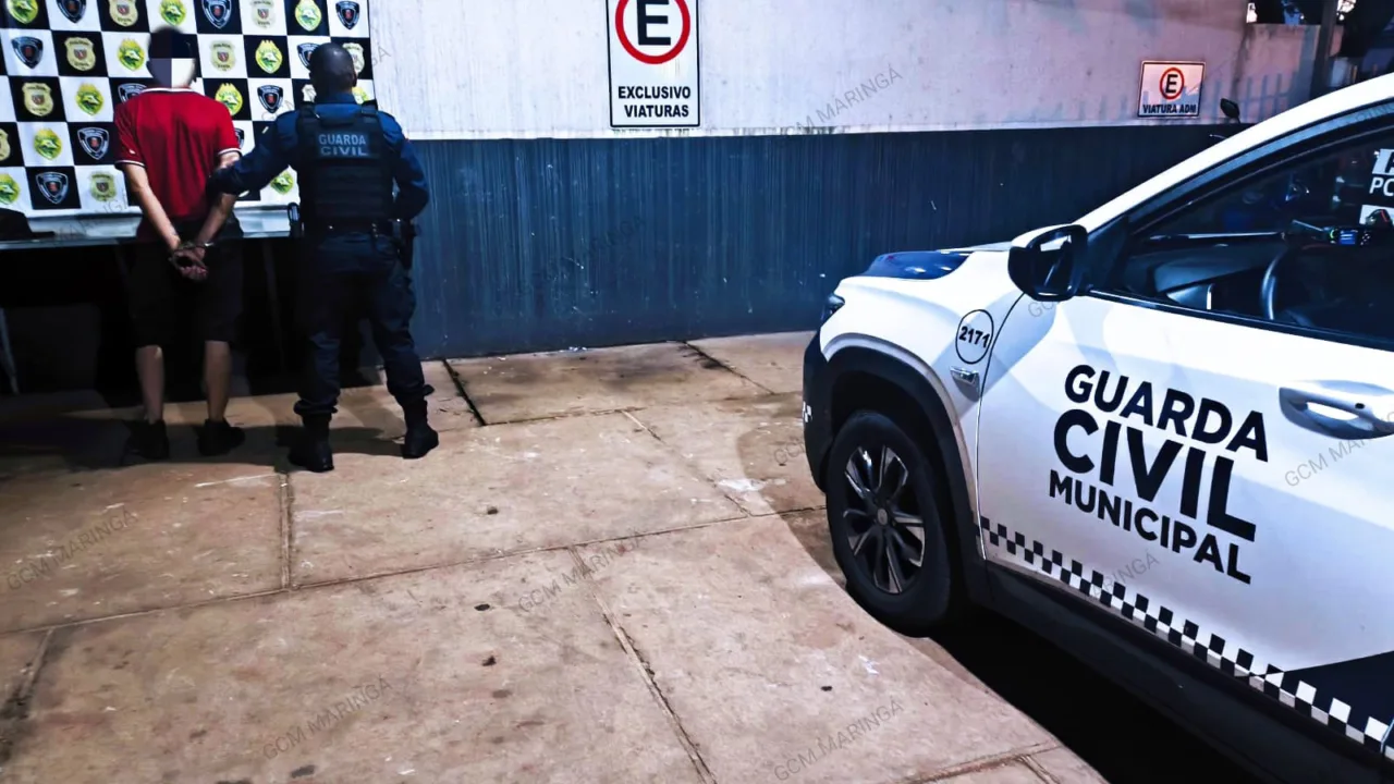 Maringá: GCM Prende Homem que Invadiu Casa da Irmã Protegida por Medida Judicial