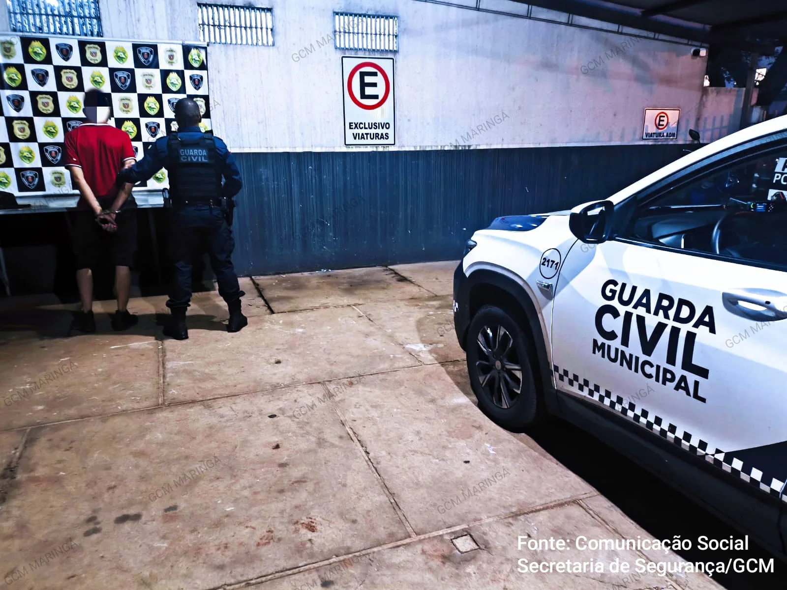 Maringá: GCM Prende Homem que Invadiu Casa da Irmã Protegida por Medida Judicial