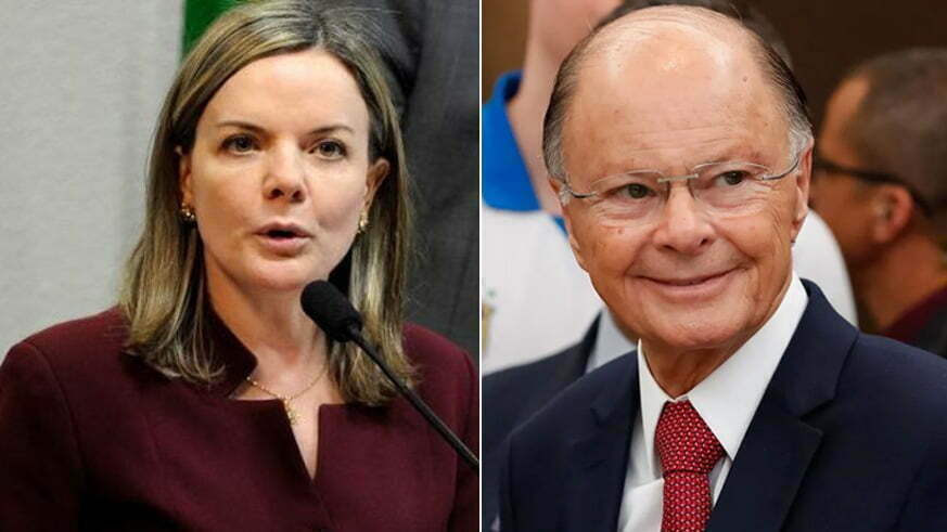 Gleisi Hoffmann e Pastor Edir Macedo