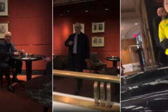 Ministro Alexandre de Moraes perde a paciência ao ser abordado em café em Nova York