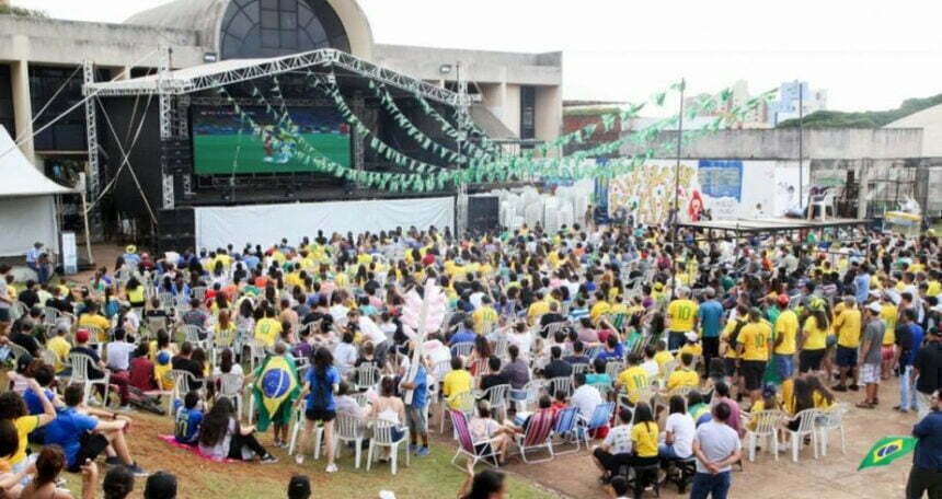 Maringá terá telão na Vila Olímpica para transmitir jogos da Seleção na Copa