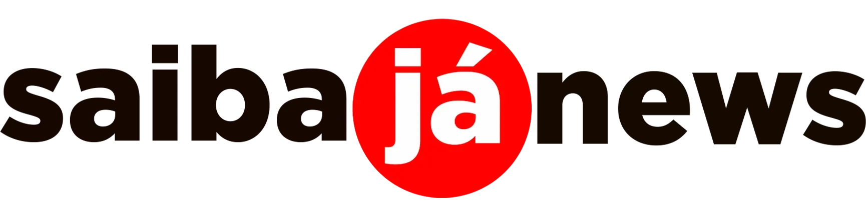 Logomarca Saiba Já News - Preto