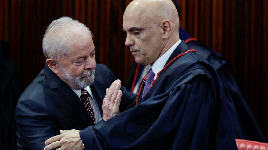 Lula e Alexandre de Moraes