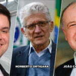 Guto Silva, João Carlos Ortega e Norberto Ortigara