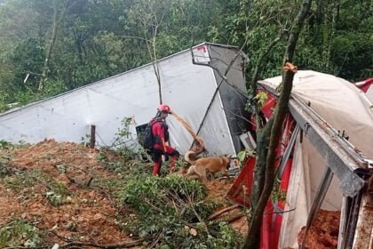 Busca por vítimas na BR-376