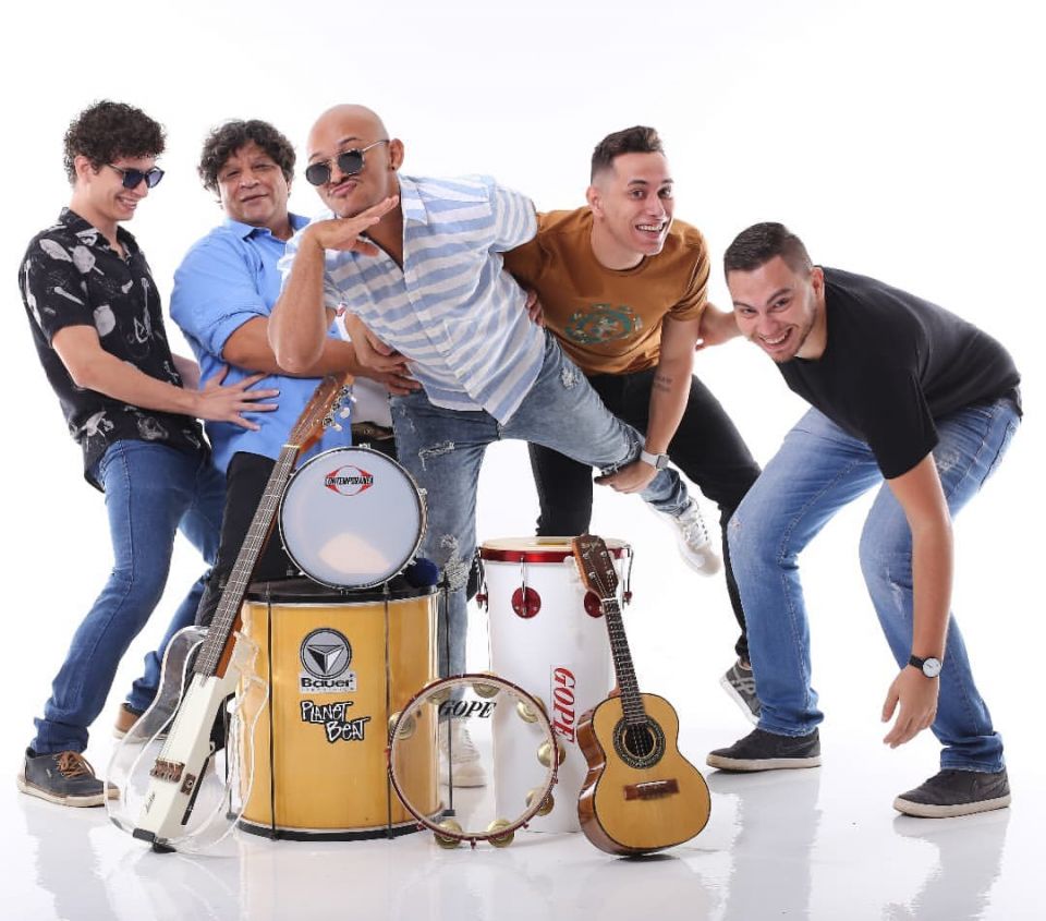 Grupo Ponto do Samba no Show da Virada