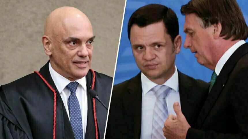 Alexandre De Moraes, Anderson Torres e Bolsonaro