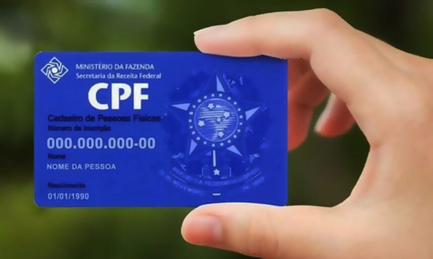 CPF único registro de identificação