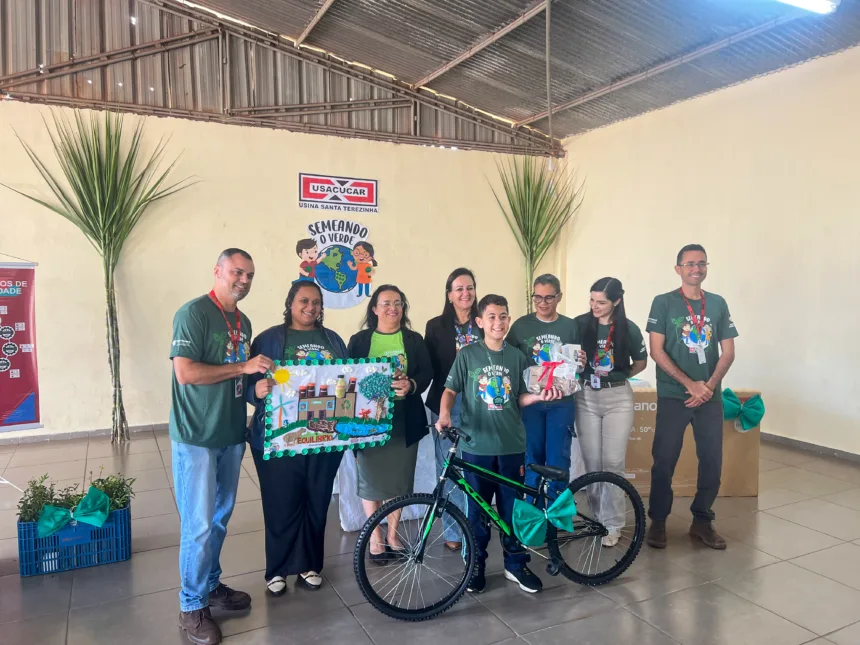 Projeto ‘Semeando o Verde’ incentiva consciência ambiental e criatividade entre estudantes da rede municipal de ensino de Maringá
