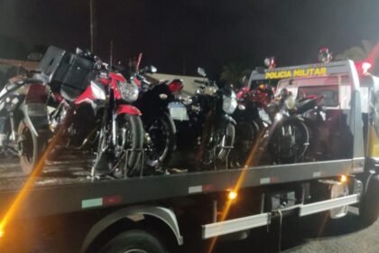 Maringá; operação integrada recolhe 79 motocicletas em situação irregular em dois meses