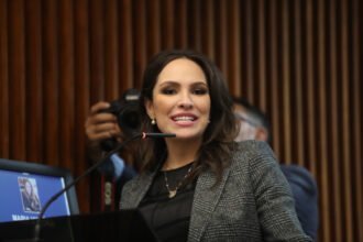 Deputada Maria Victoria (PP), segunda secretária da Assembleia Legislativa do Paraná.. Créditos: Orlando Kissner/Alep