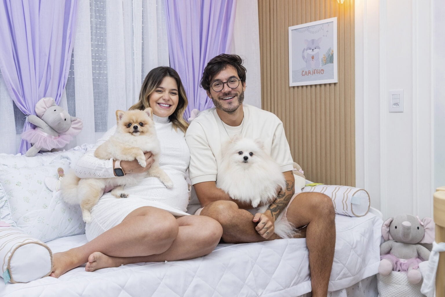 Viih Tube e Eliezer abrem o jogo sobre relacionamento na gravidez em vídeo para a Grão de Gente