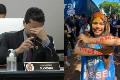 Surpresa: Vereador de Maringá se emociona e chora ao saber que sua filha passou no vestibular de medicina