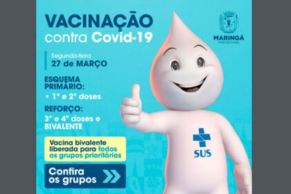 A vacinação contra a Covid-19 segue nesta segunda-feira, 27; Confira o cronograma de vacinação