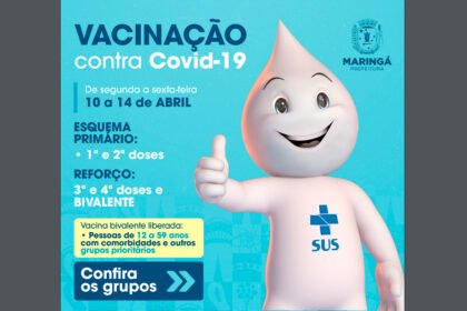 Maringá segue com vacinação contra a Covid-19 nesta semana
