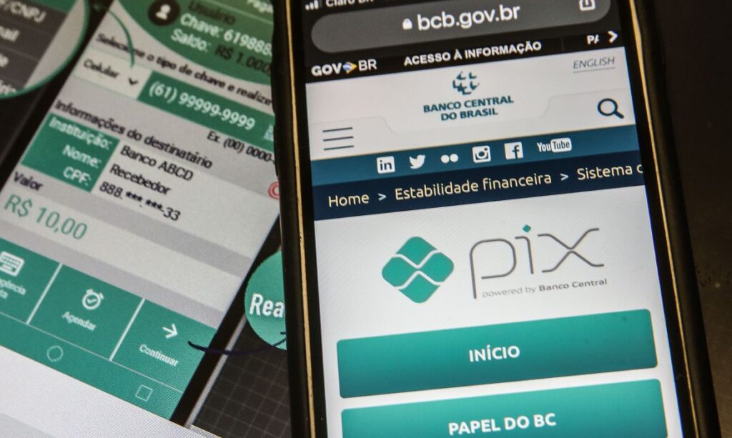 Compras e pagamentos de contas com Pix