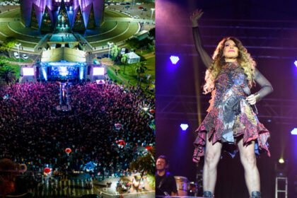 Elba Ramalho faz show do ′Dia do Trabalhador′ e reúne 15 mil pessoas na Praça da Catedral de Maringá