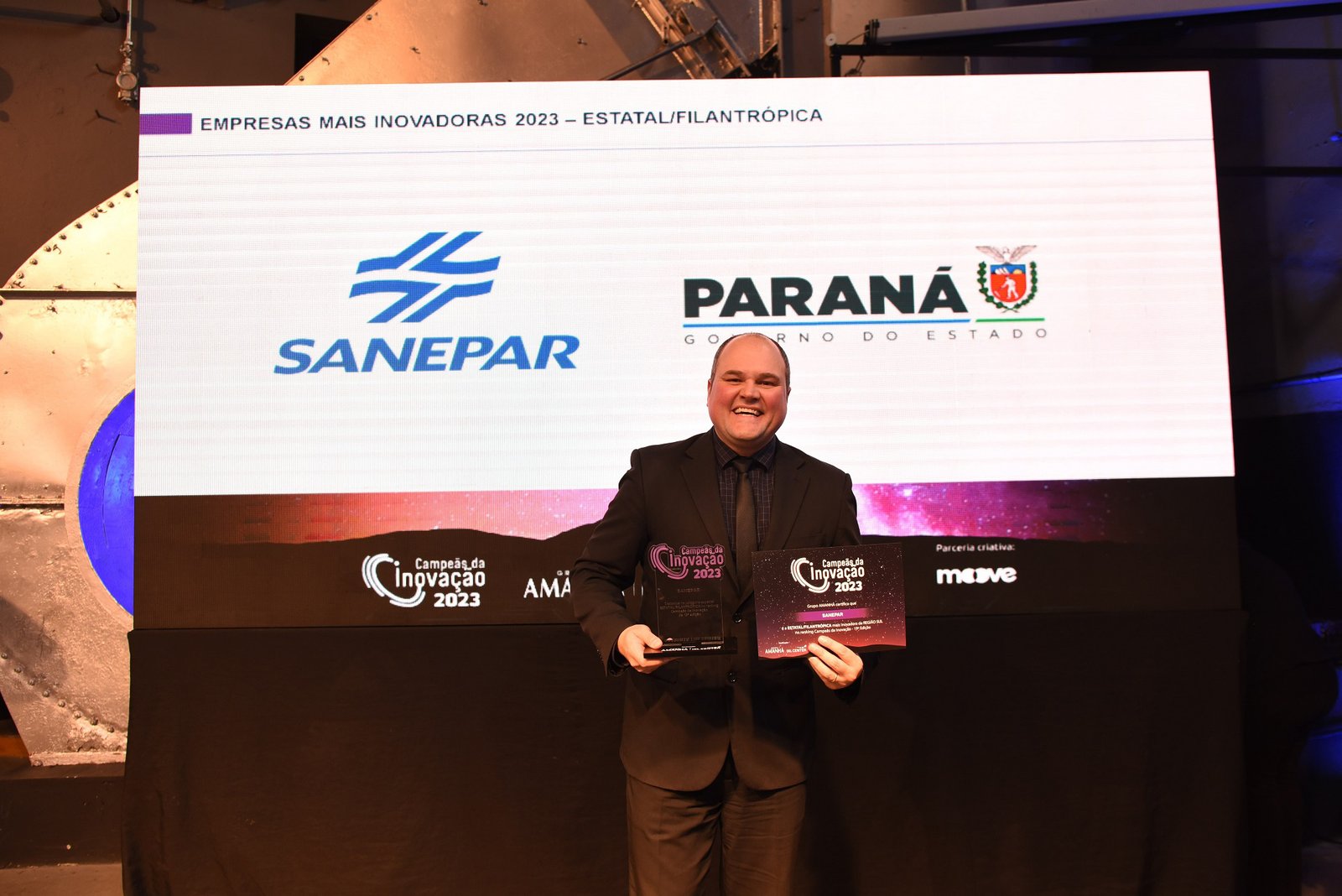 Sanepar fica em 1º lugar no Prêmio Campeãs da Inovação; é o sétimo ano em que a Companhia recebe a premiação