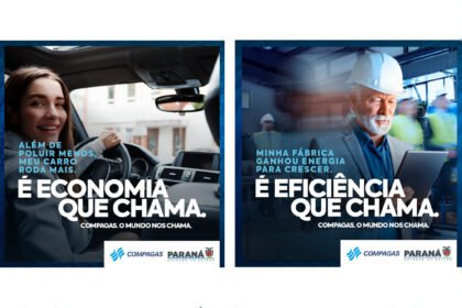 Campanha da Compagas destaca vantagens do gás natural e foco na sustentabilidade