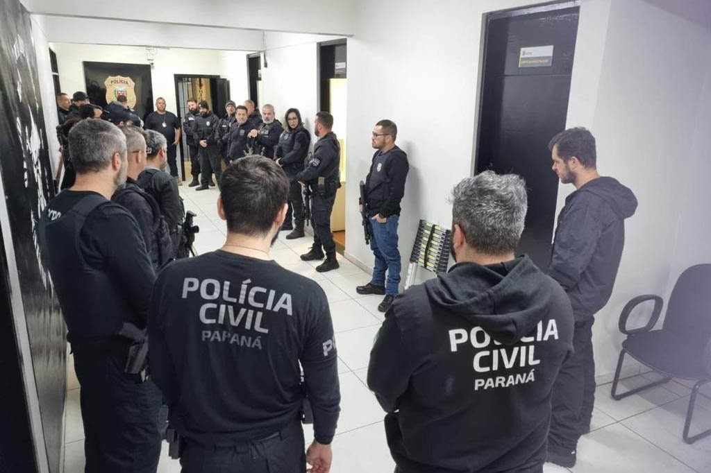 Ação da Polícia Civil na RMC mira envolvidos com tráfico de drogas e lavagem de dinheiro
Foto: PCPR