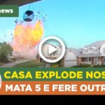 Casa explode nos Estados Unidos