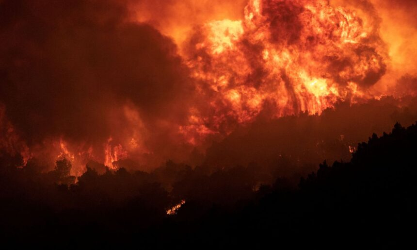 Incêndios florestais na Grécia
