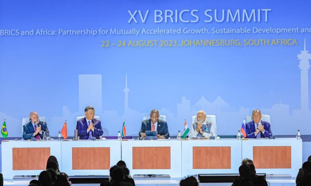 Cúpula do Brics, bloco composto por Brasil, Rússia, China, Índia e África do Sul