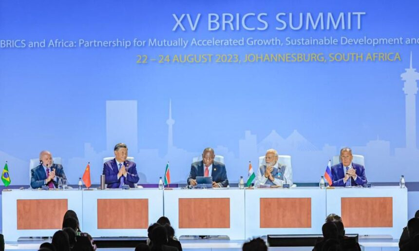 Cúpula do Brics, bloco composto por Brasil, Rússia, China, Índia e África do Sul