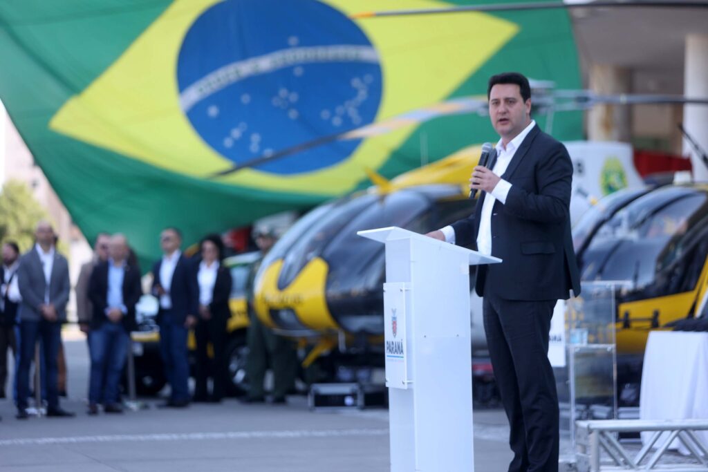 helicópteros superequipados da Polícia Militar do Paraná