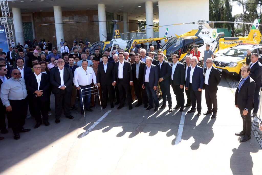 helicópteros superequipados da Polícia Militar do Paraná