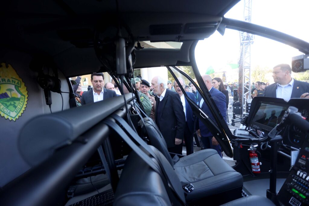 helicópteros superequipados da Polícia Militar do Paraná