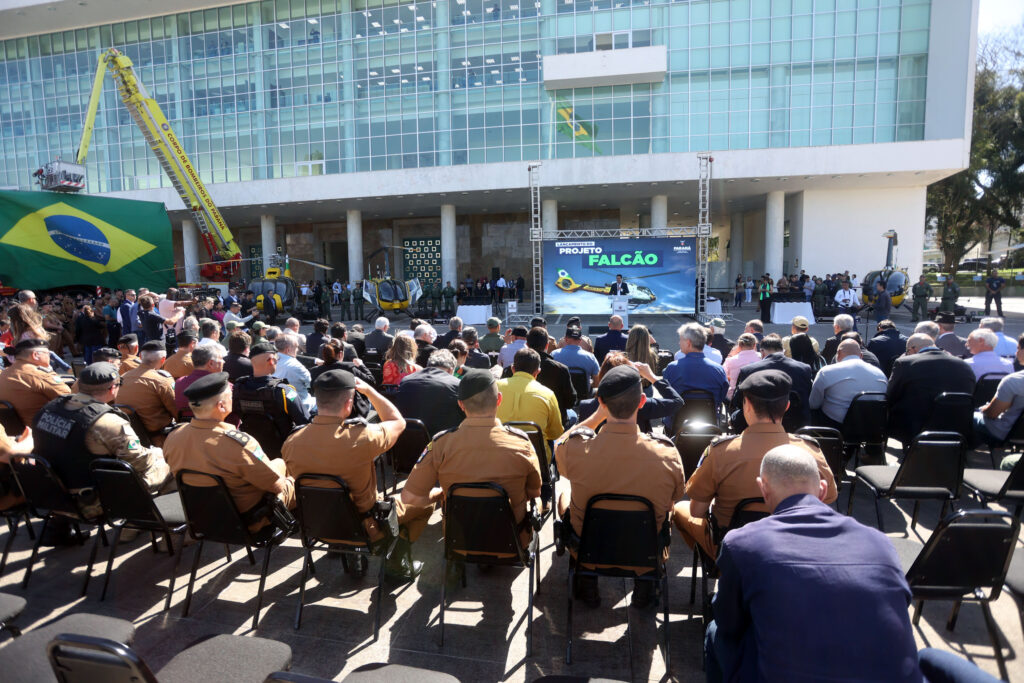 helicópteros superequipados da Polícia Militar do Paraná