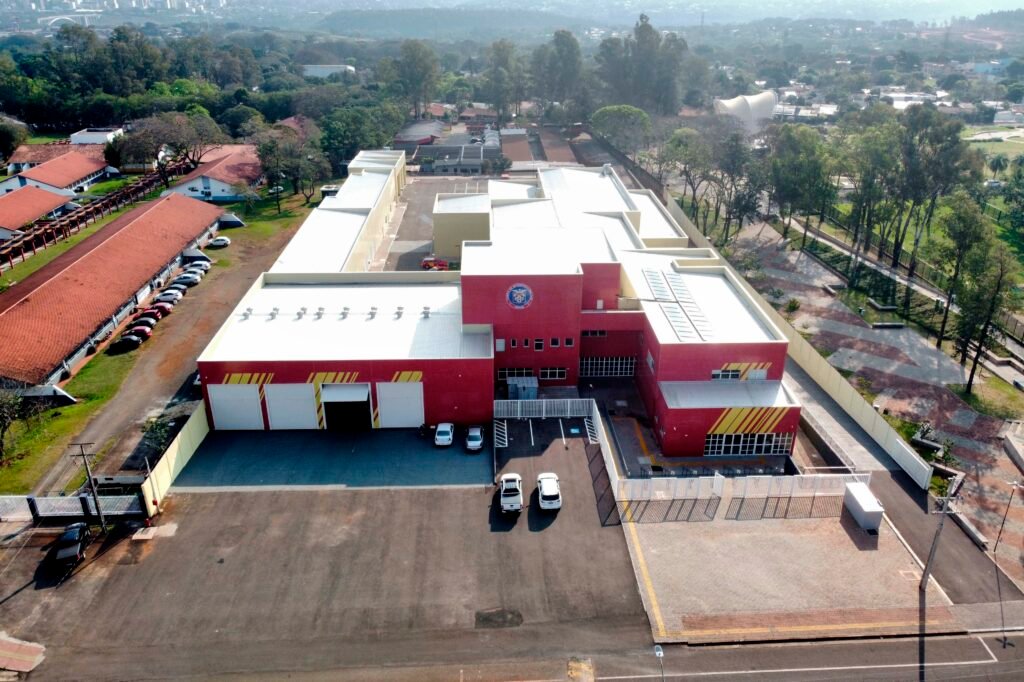 Nova sede do Corpo de Bombeiros de Foz do Iguaçu