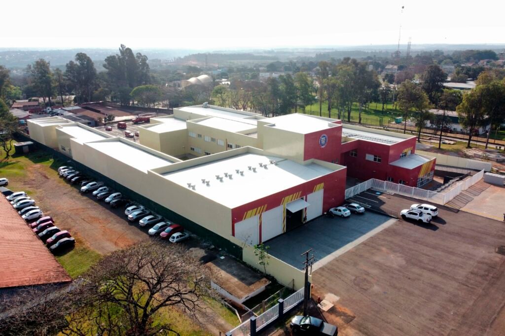 Nova sede do Corpo de Bombeiros de Foz do Iguaçu