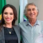 Deputada Maria Victoria e Walter Volpato, prefeito de Sarandi