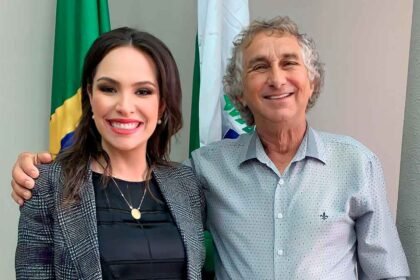 Deputada Maria Victoria e Walter Volpato, prefeito de Sarandi