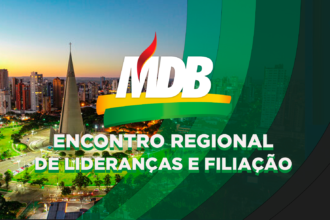 MDB realiza encontro regional de lideranças e filiação em Maringá neste sábado, 30