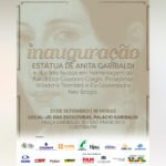 Palácio Garibaldi inaugura escultura de Anita Garibaldi