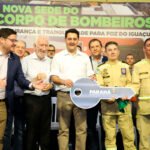Ratinho Junior inaugura nova sede do Corpo de Bombeiros de Foz do Iguaçu, a maior do Estado