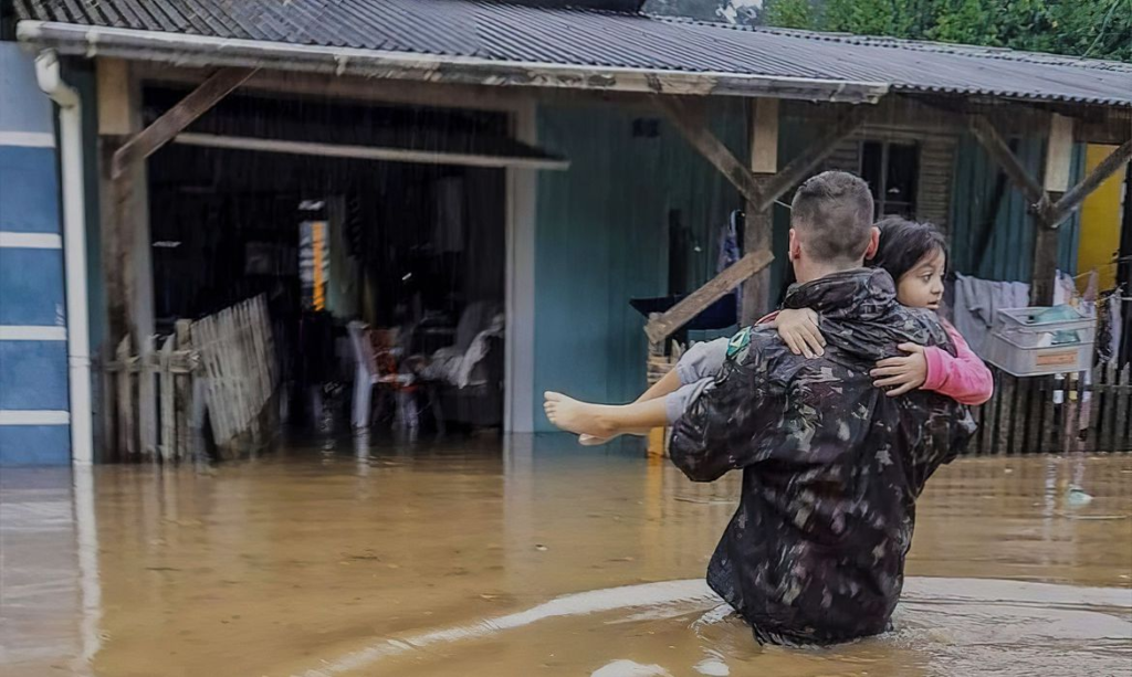 Inmet prevê mais chuva forte em parte do Rio Grande do Sul