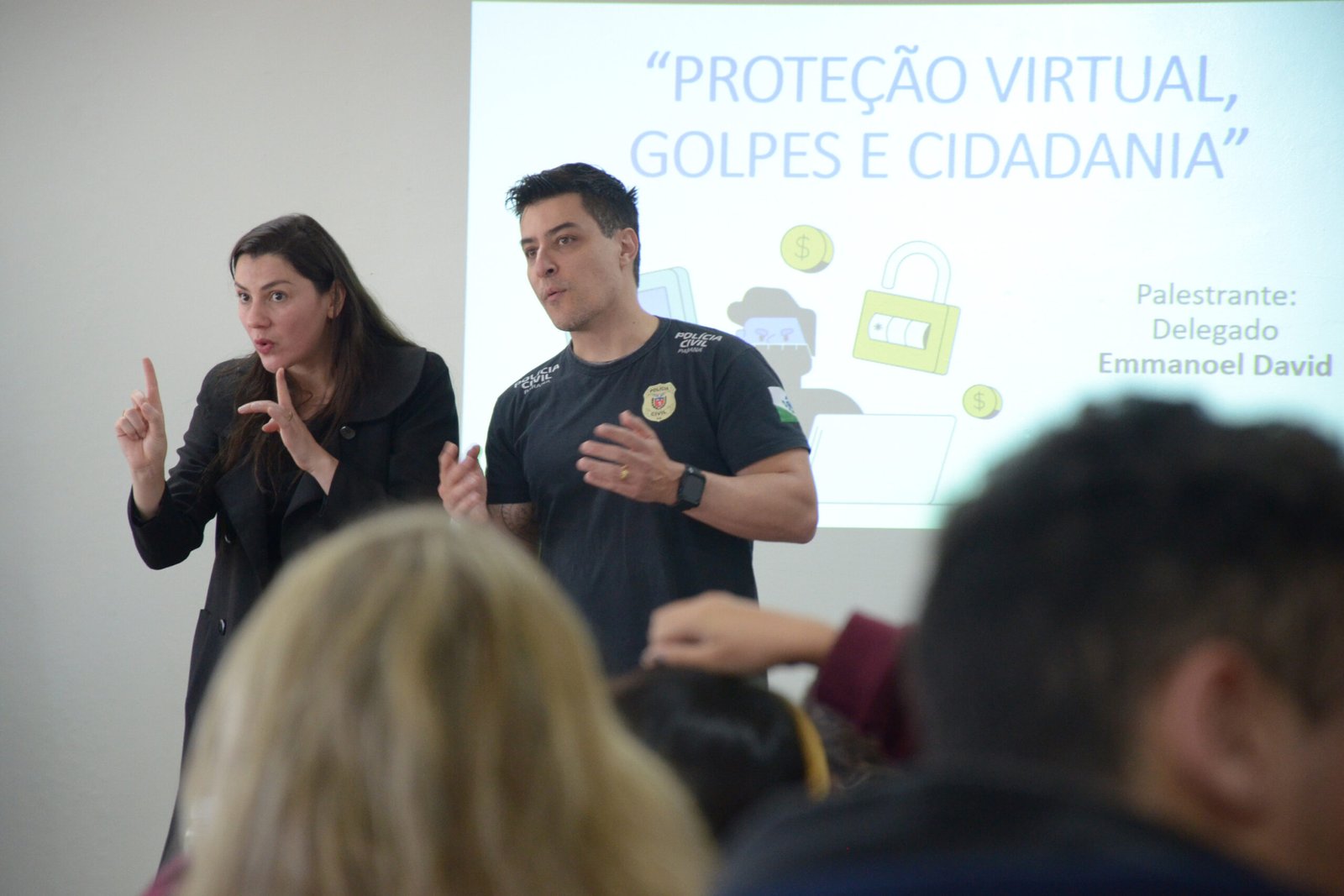 Polícia Civil ministra palestra para 58 alunos surdos