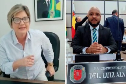 Cris Lauer ataca Delegado Luiz Alves em live nas redes sociais