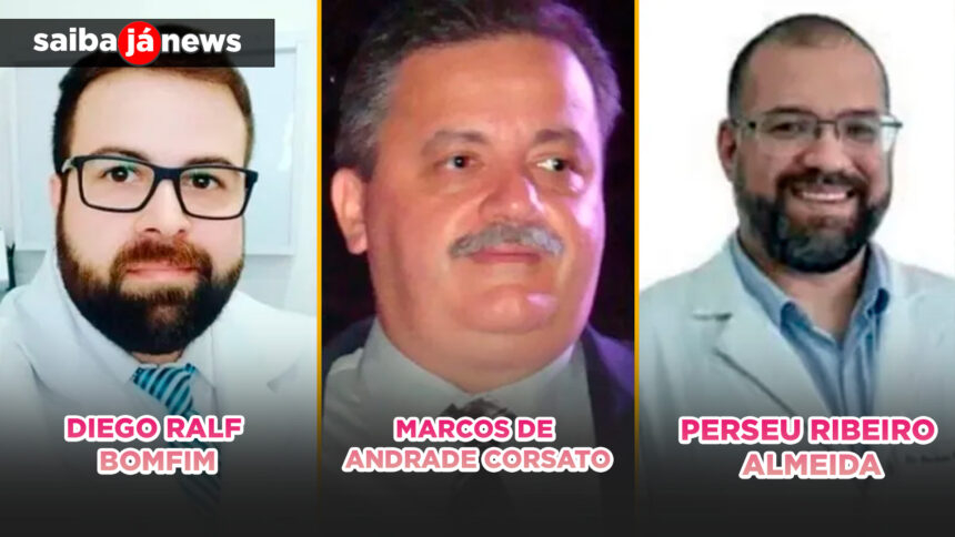 Diego Ralf Bomfim, Marcos de Andrade Corsato e Perseu Ribeiro Almeida