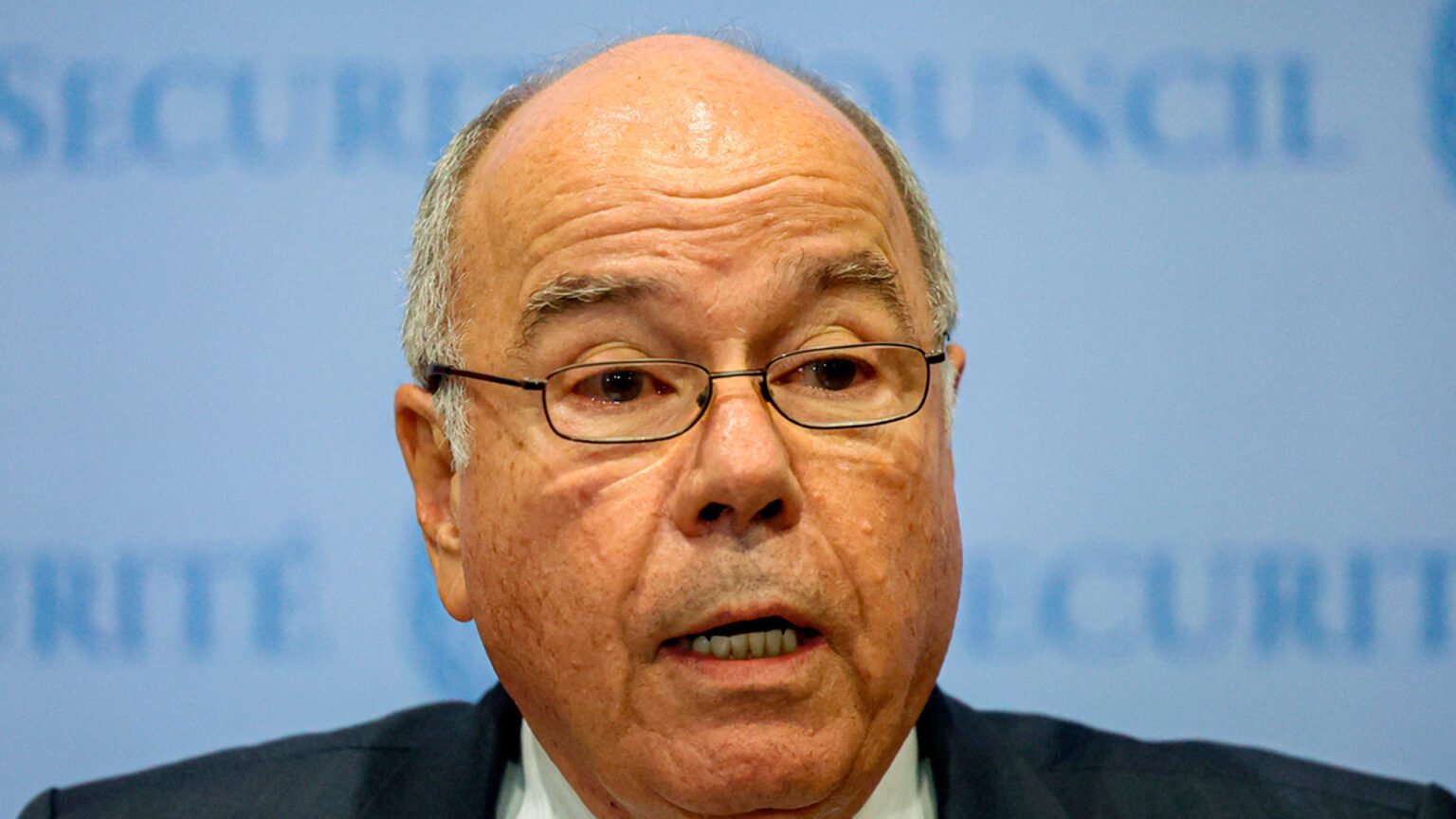 Ministro das Relações Exteriores do Brasil, Mauro Vieira, na reunião do Conselho de Segurança da Organização das Nações Unidas (ONU) realizada em Nova York, nos Estados Unidos.