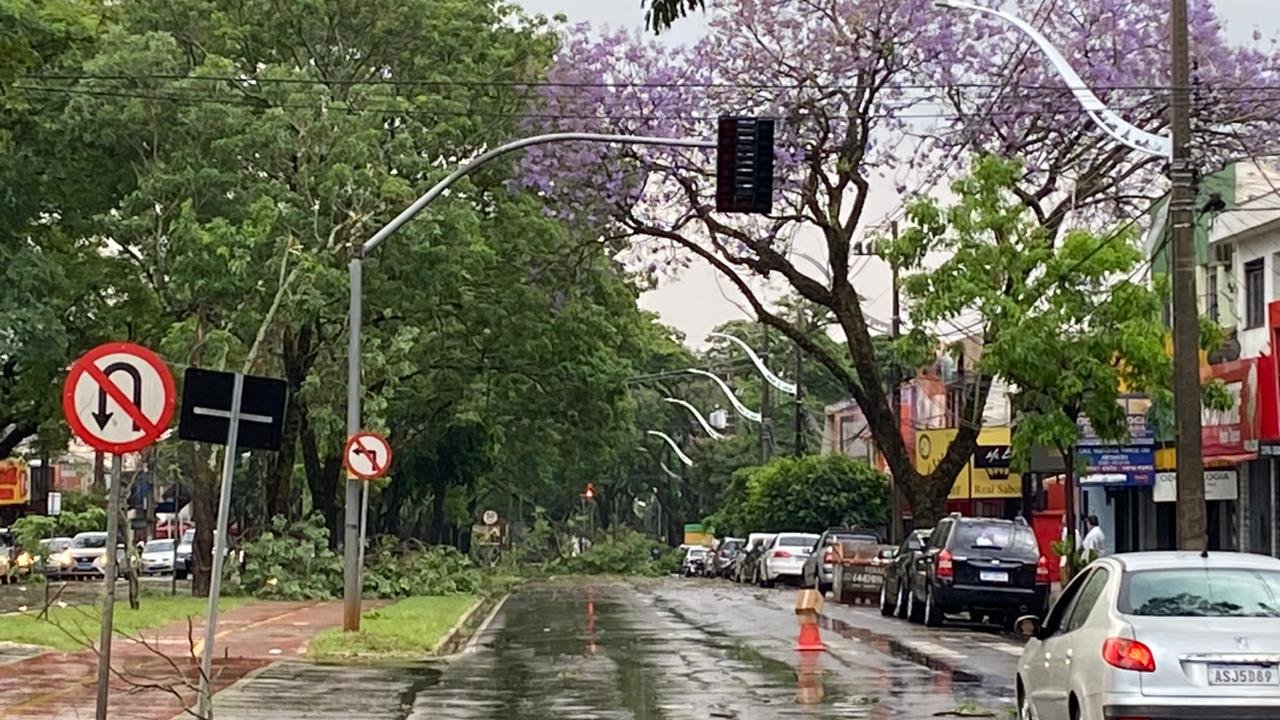 Prefeitura de Maringá emite comunicado após o temporal que atingiu a cidade