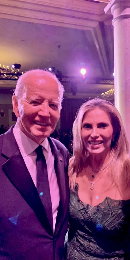 Cida e Biden no encontro anual de ítalo-americanos em Washington