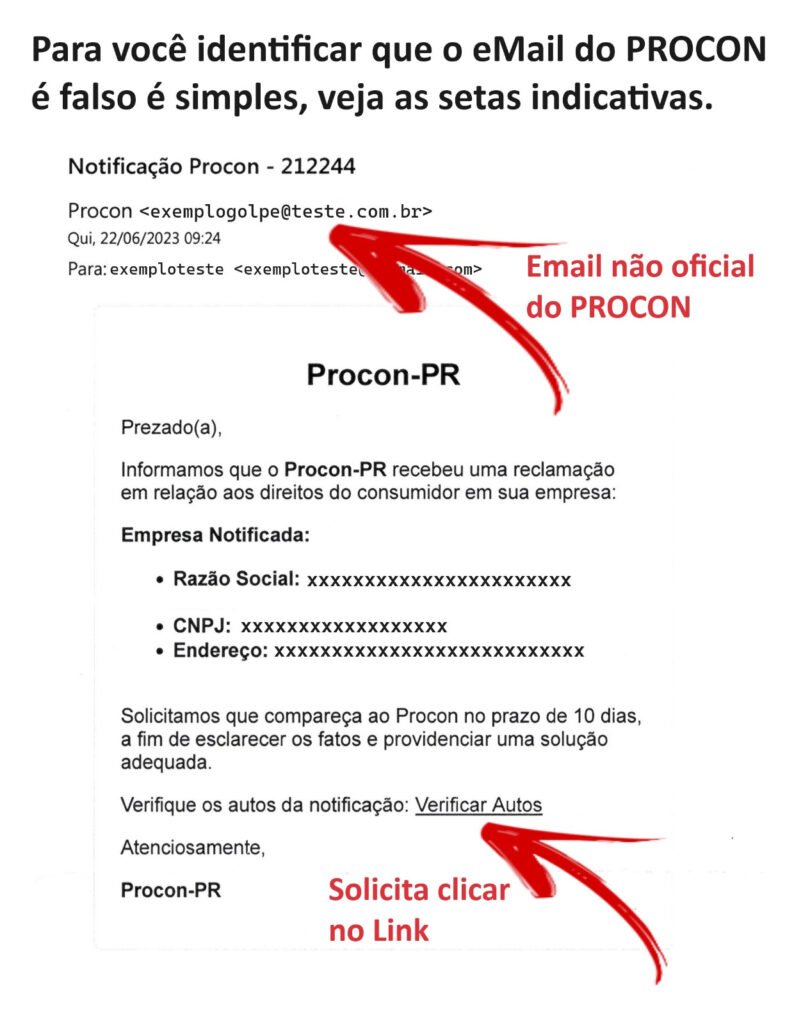 Procon Sarandi alerta sobre golpe usando e-mail e WhatsApp